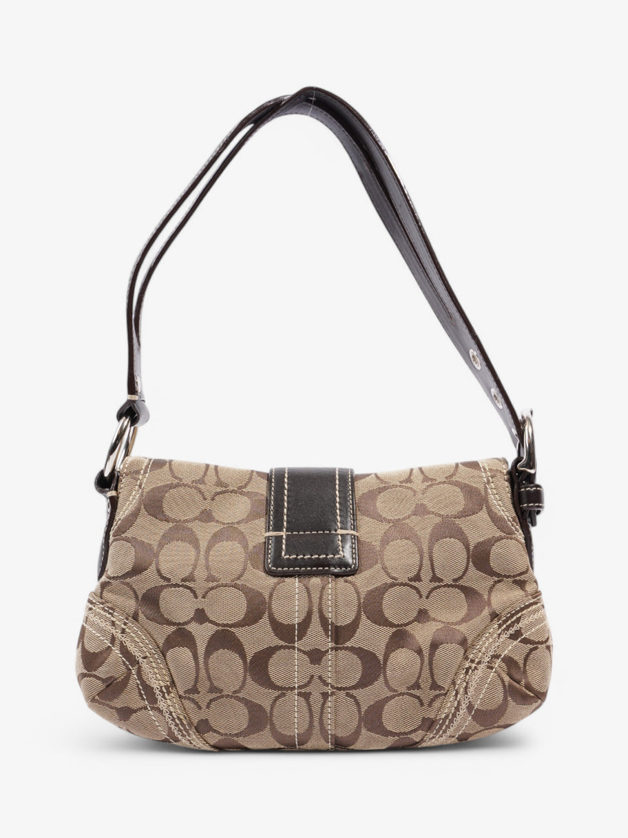 Coach Signature C Soho Beige / Brown Canvas Image 4