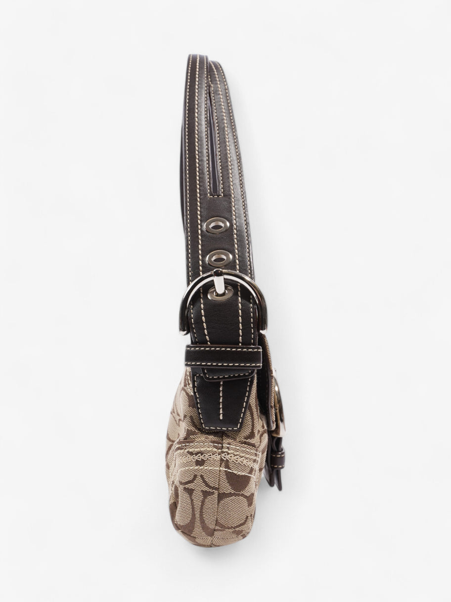 Coach Signature C Soho Beige / Brown Canvas Image 5