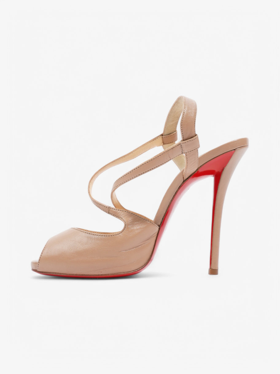 Christian Louboutin Cross Street 120 Beige  Leather EU 39.5 UK 6.5 Image 3