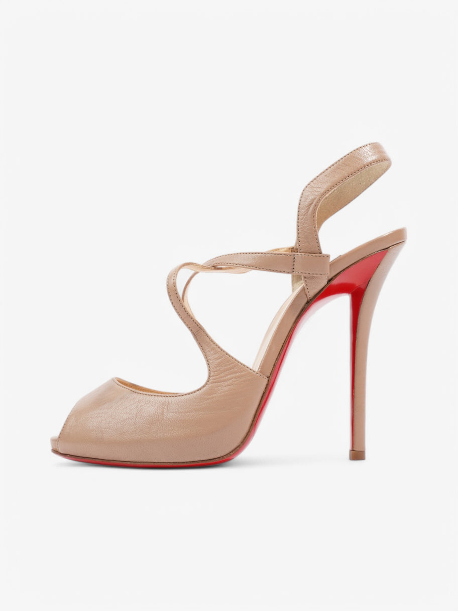 Christian Louboutin Cross Street 120 Beige  Leather EU 39.5 UK 6.5 Image 5