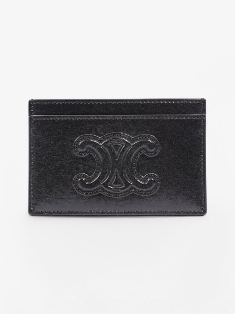  Celine CUIR Triomphe Black Leather
