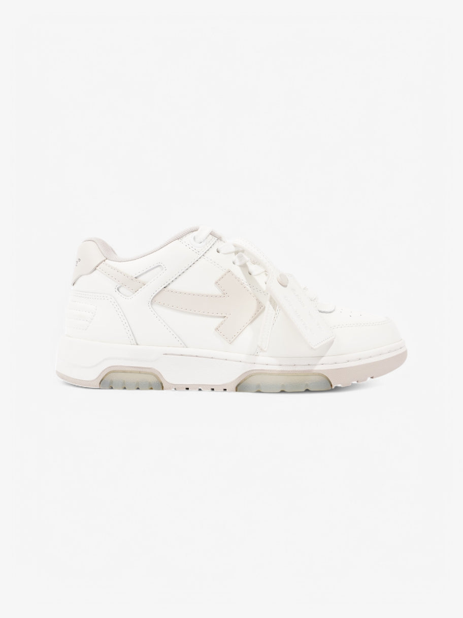 Off White Out Of Office Sneakers White  / Beige  Leather EU 39 UK 6 Image 1