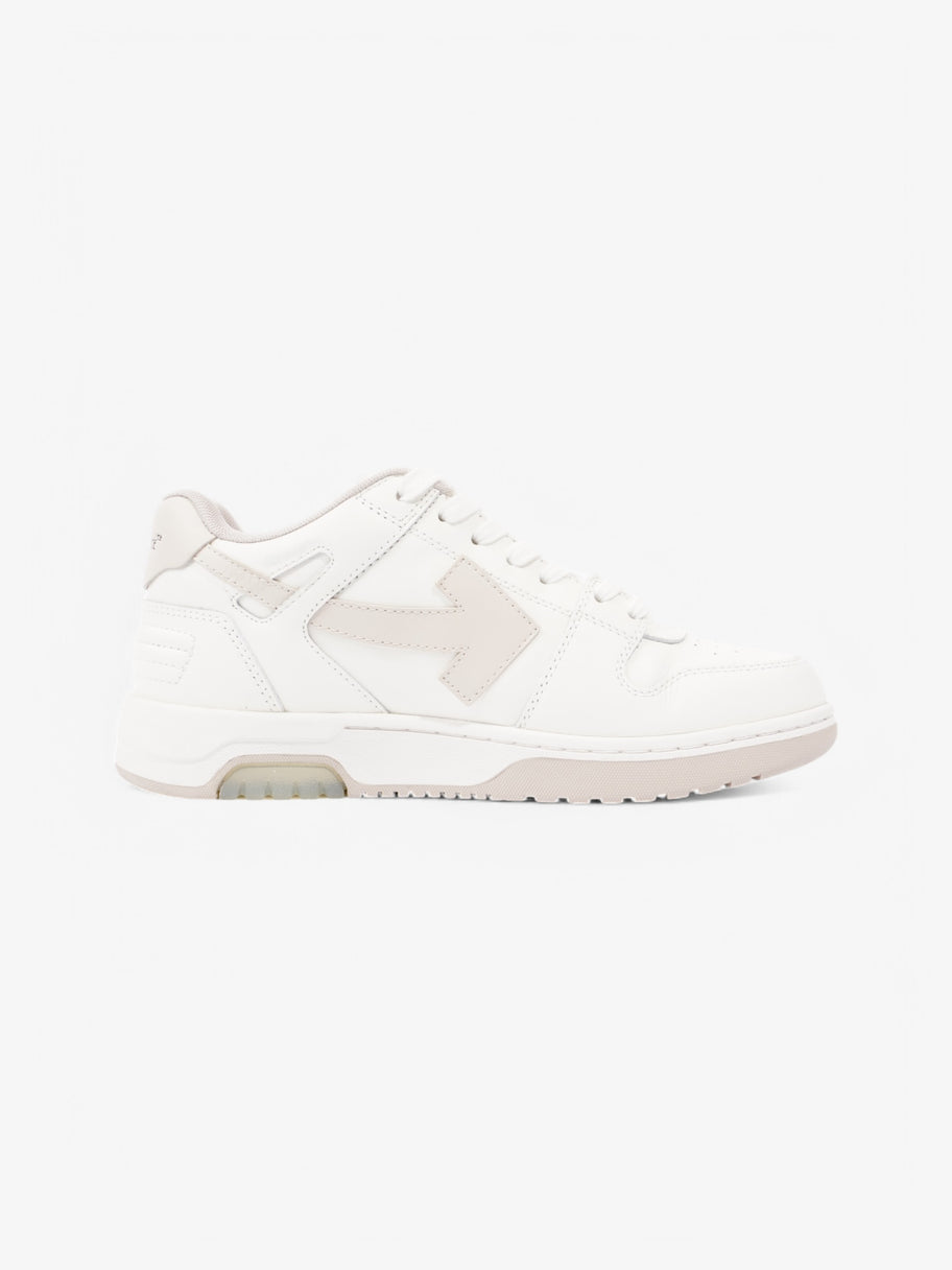 Off White Out Of Office Sneakers White  / Beige  Leather EU 39 UK 6 Image 4