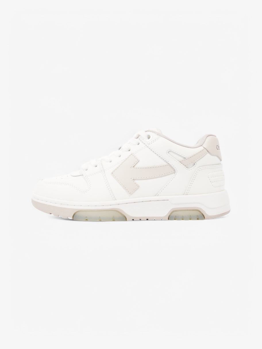 Off White Out Of Office Sneakers White  / Beige  Leather EU 39 UK 6 Image 5