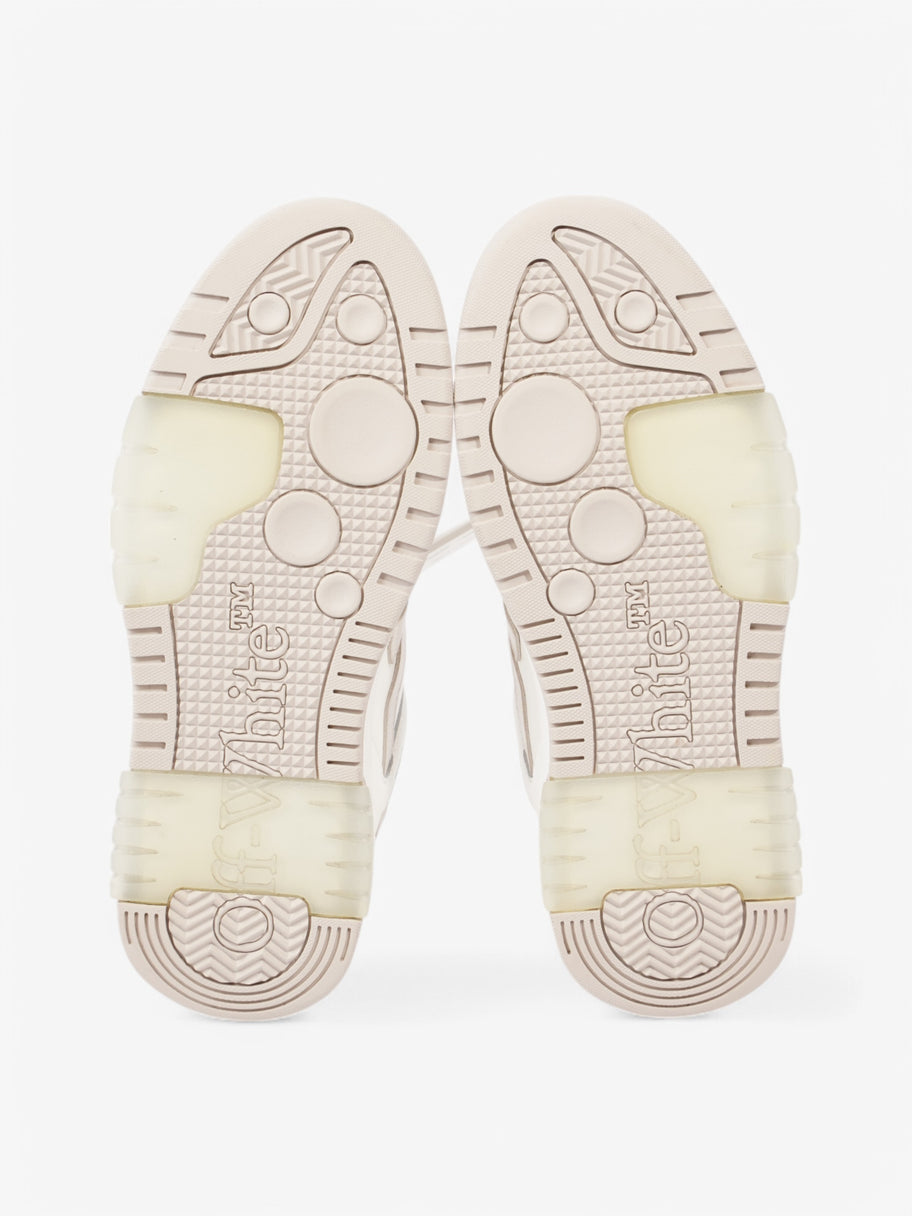 Off White Out Of Office Sneakers White  / Beige  Leather EU 39 UK 6 Image 7