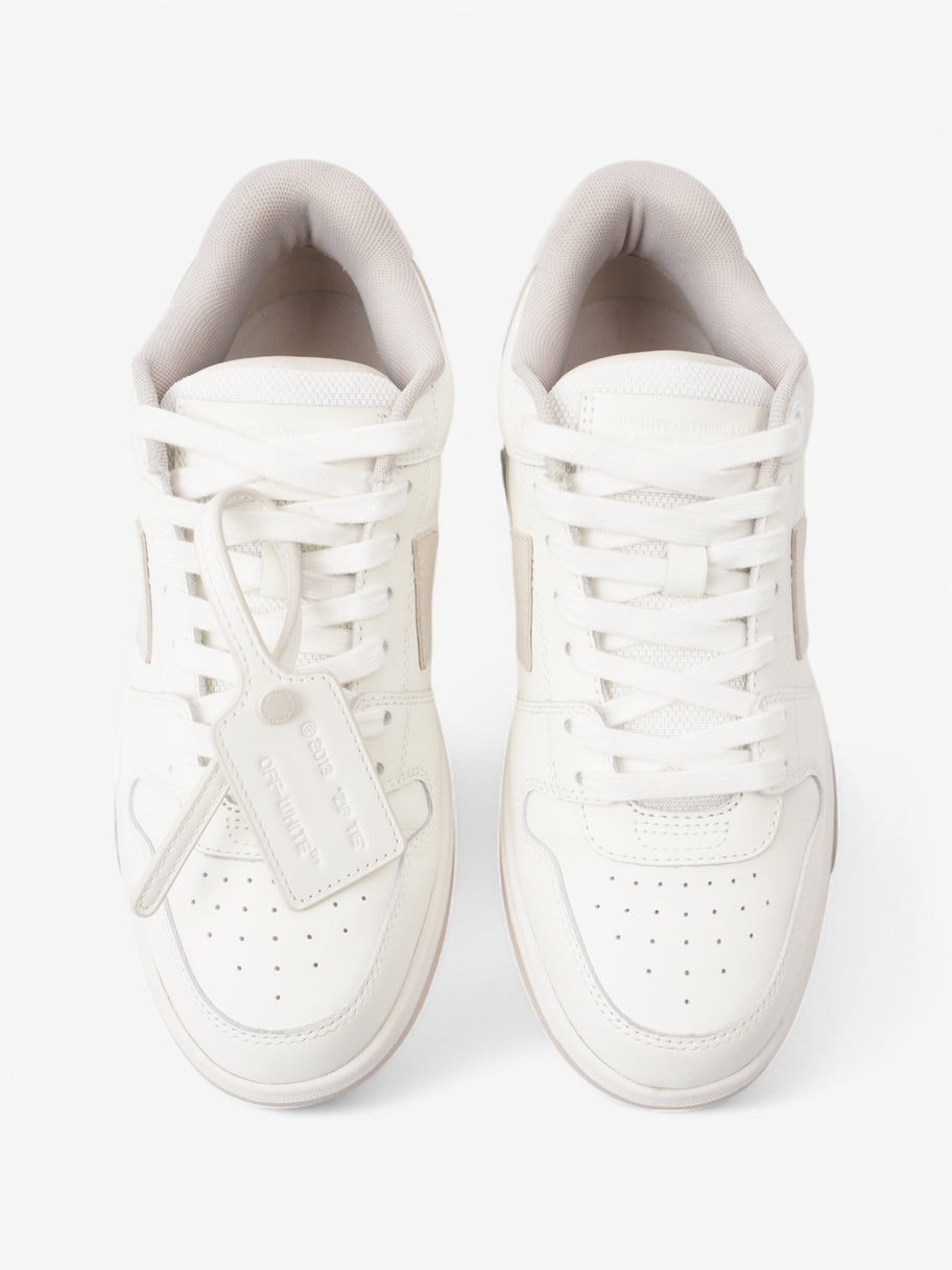 Off White Out Of Office Sneakers White  / Beige  Leather EU 39 UK 6 Image 8