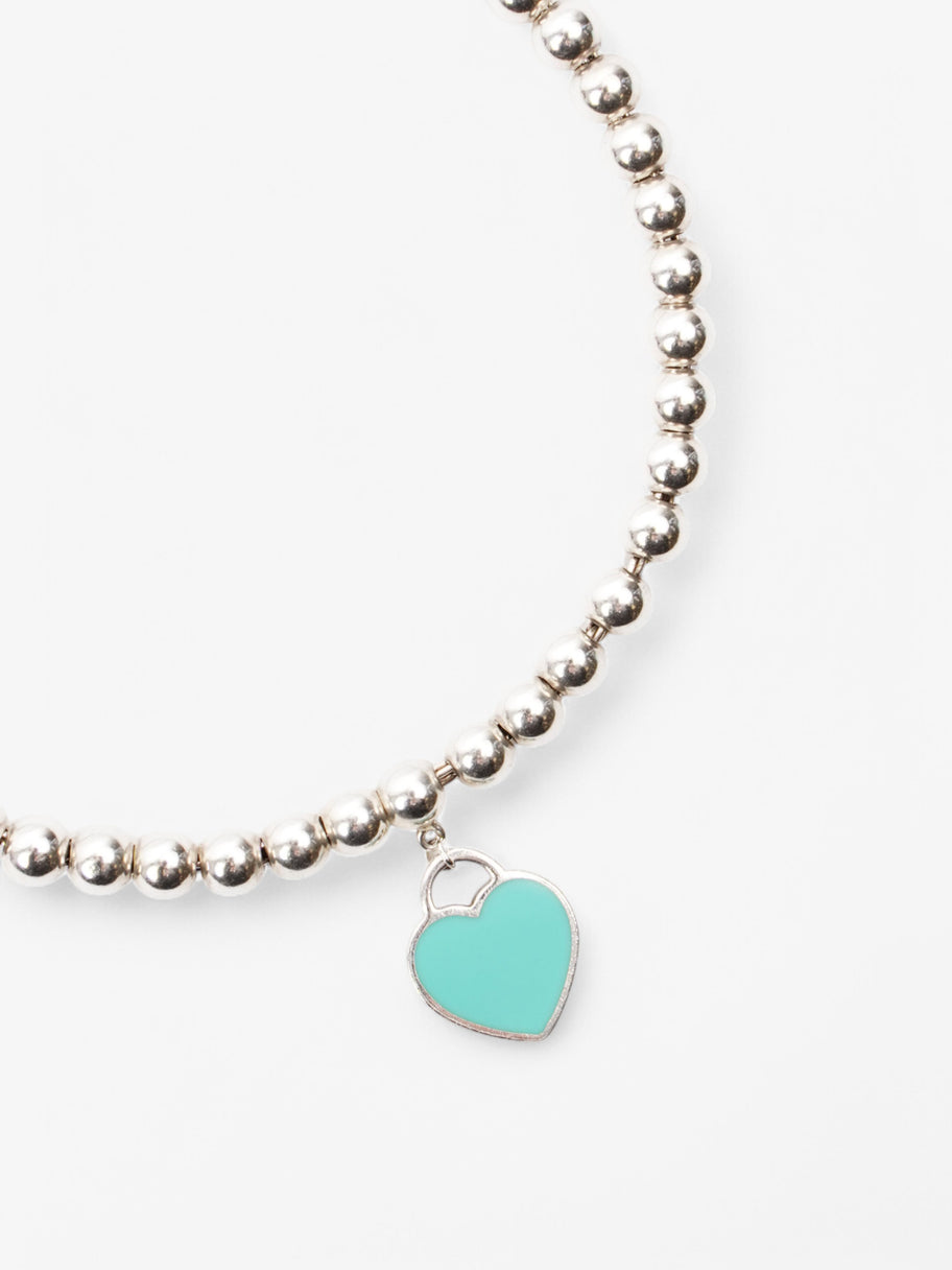 Tiffany and Co Heart Tag Bracelet Blue / Silver Silver Sterling Image 2