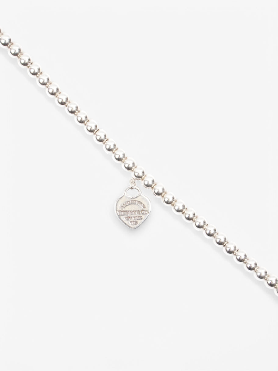 Tiffany and Co Heart Tag Bracelet Blue / Silver Silver Sterling Image 5