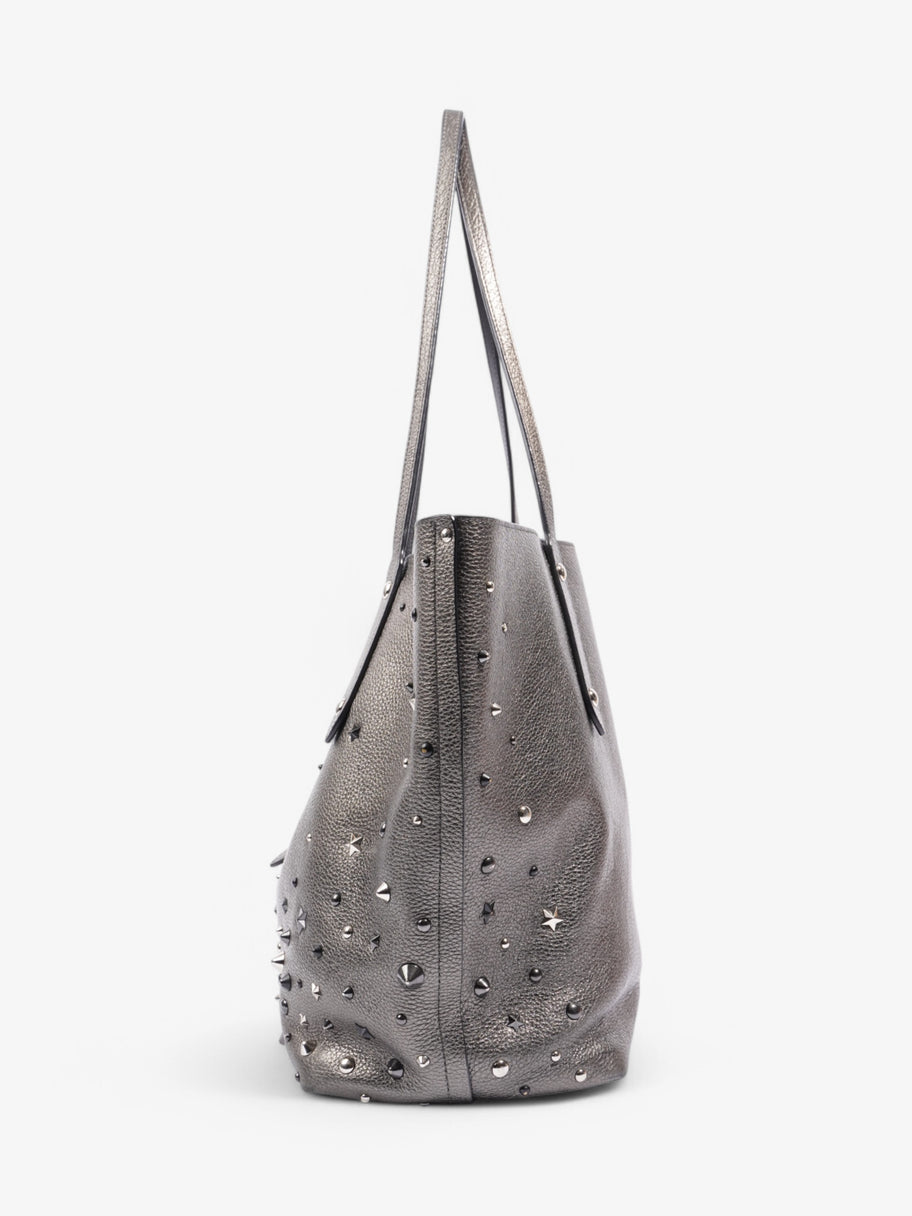 Coach Tote Bag Metallic Leather Image 3