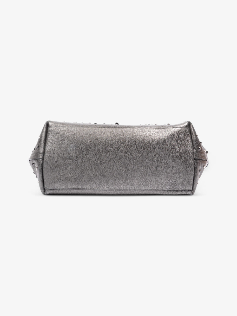 Coach Tote Bag Metallic Leather Image 6