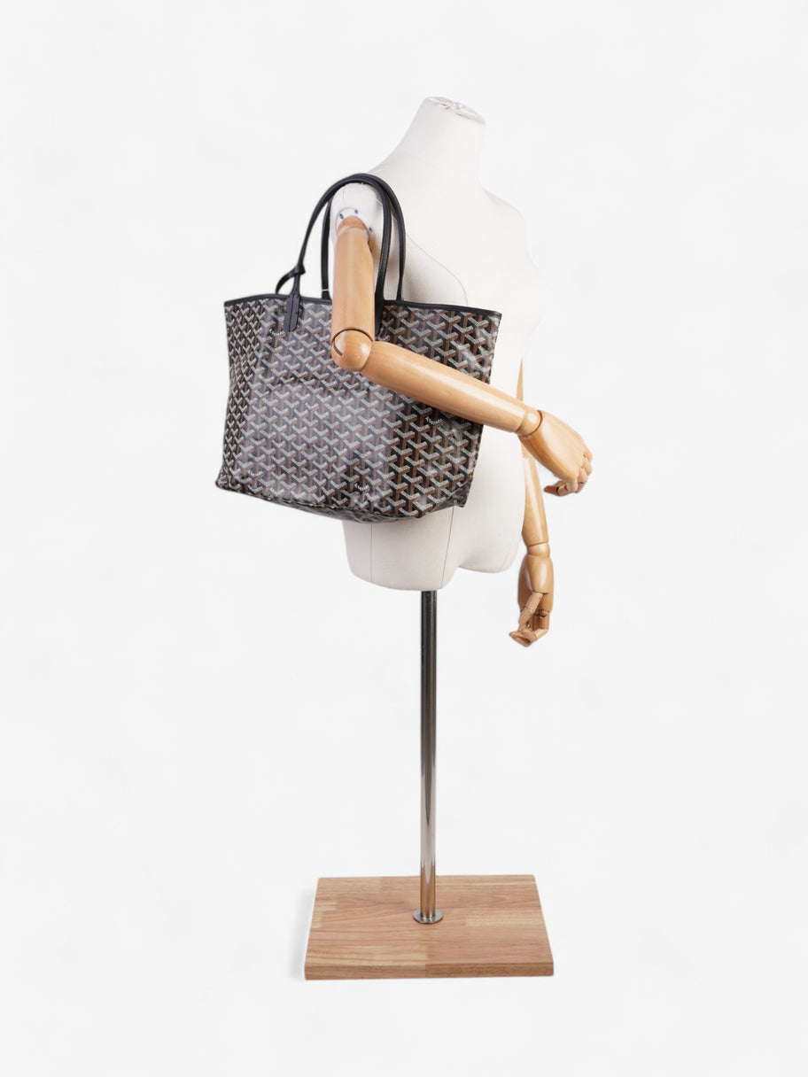 Goyard Saint Louis Black Coated Canvas PM Image 2