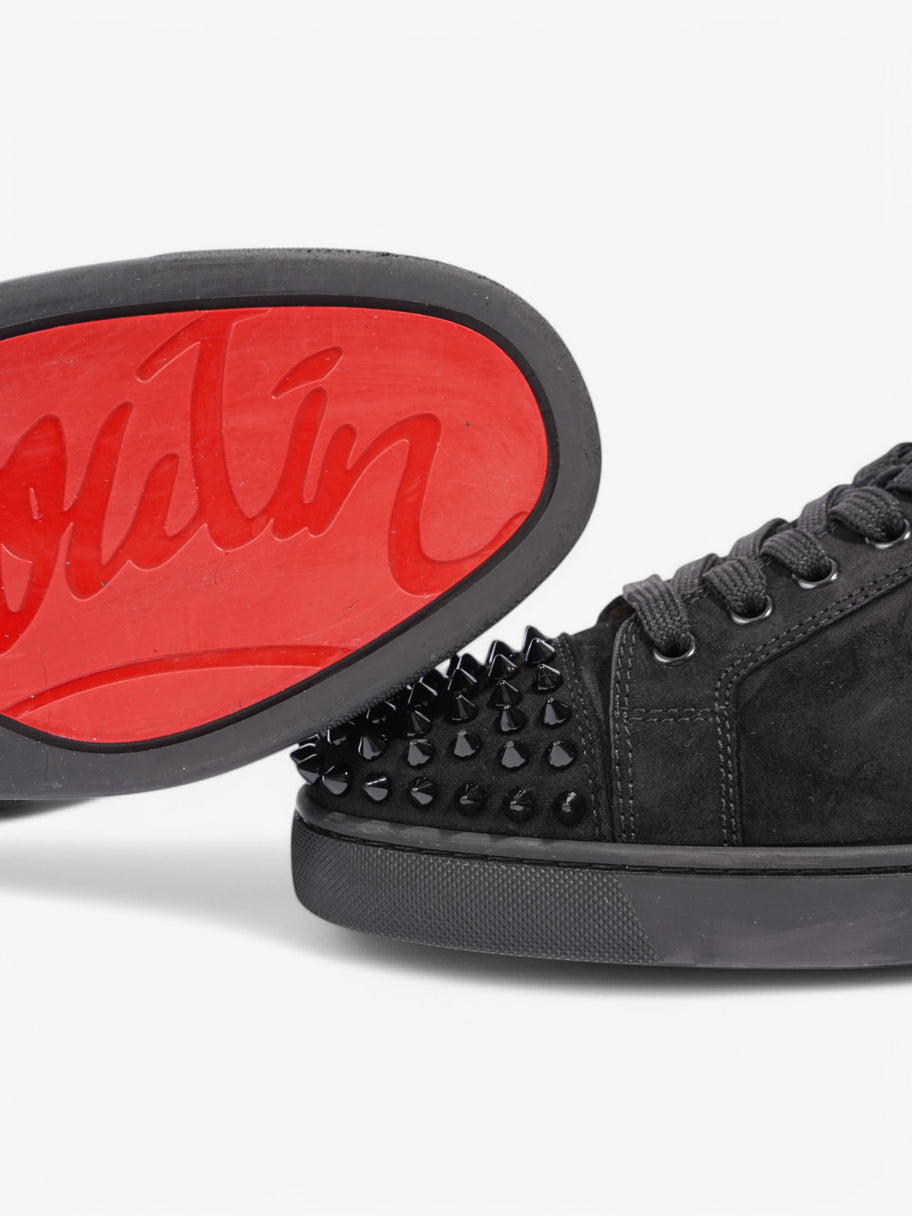 Christian Louboutin Louis Junior Spike Black Suede EU 40.5 UK 6.5 Image 8