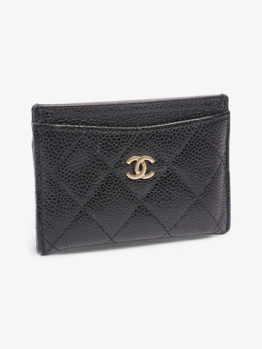 Chanel Card Holder Black Caviar Leather Image 6