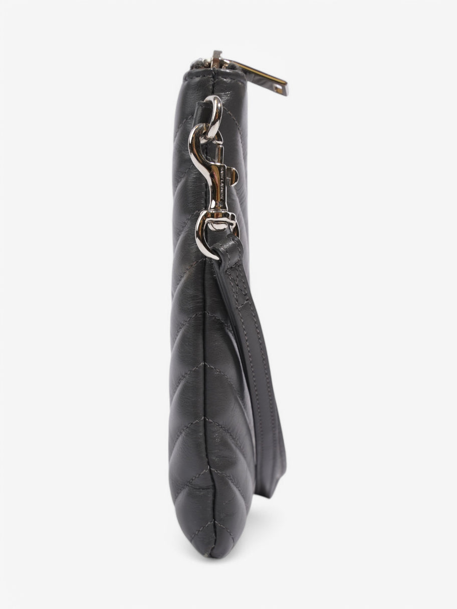 Saint Laurent Jolie Clutch Grey Leather Image 5
