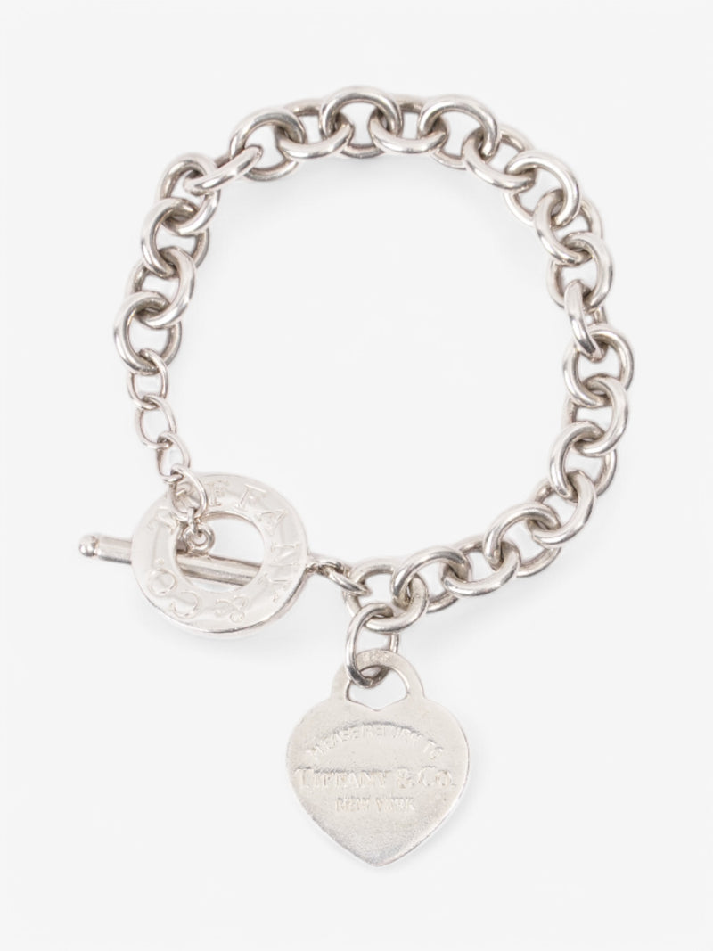  Tiffany and Co Return to Tiffany Heart Toggle Bracelet Silver Silver Sterling