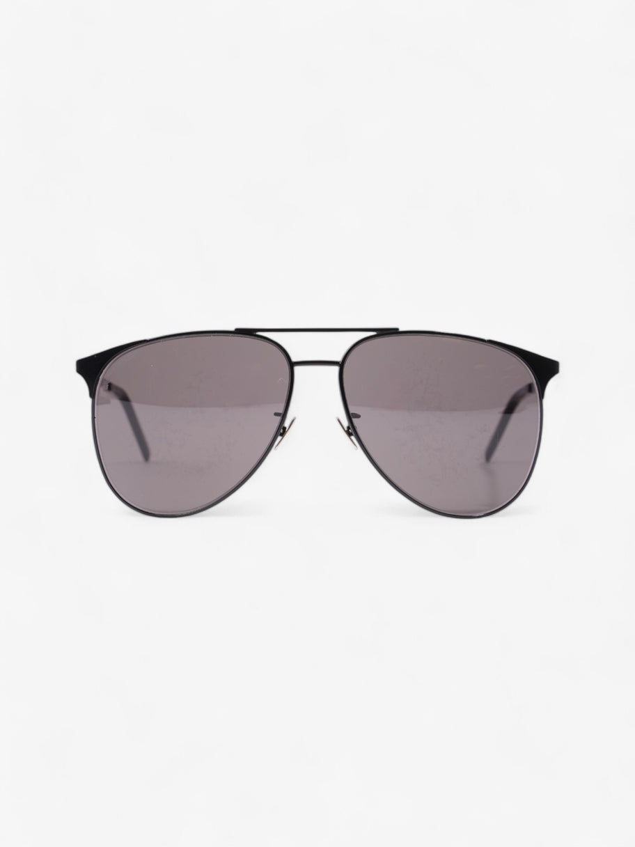 Saint Laurent Classic Aviator Sunglasses Black Acetate 145mm Image 3