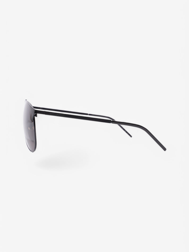  Saint Laurent Classic Aviator Sunglasses Black Acetate 145mm