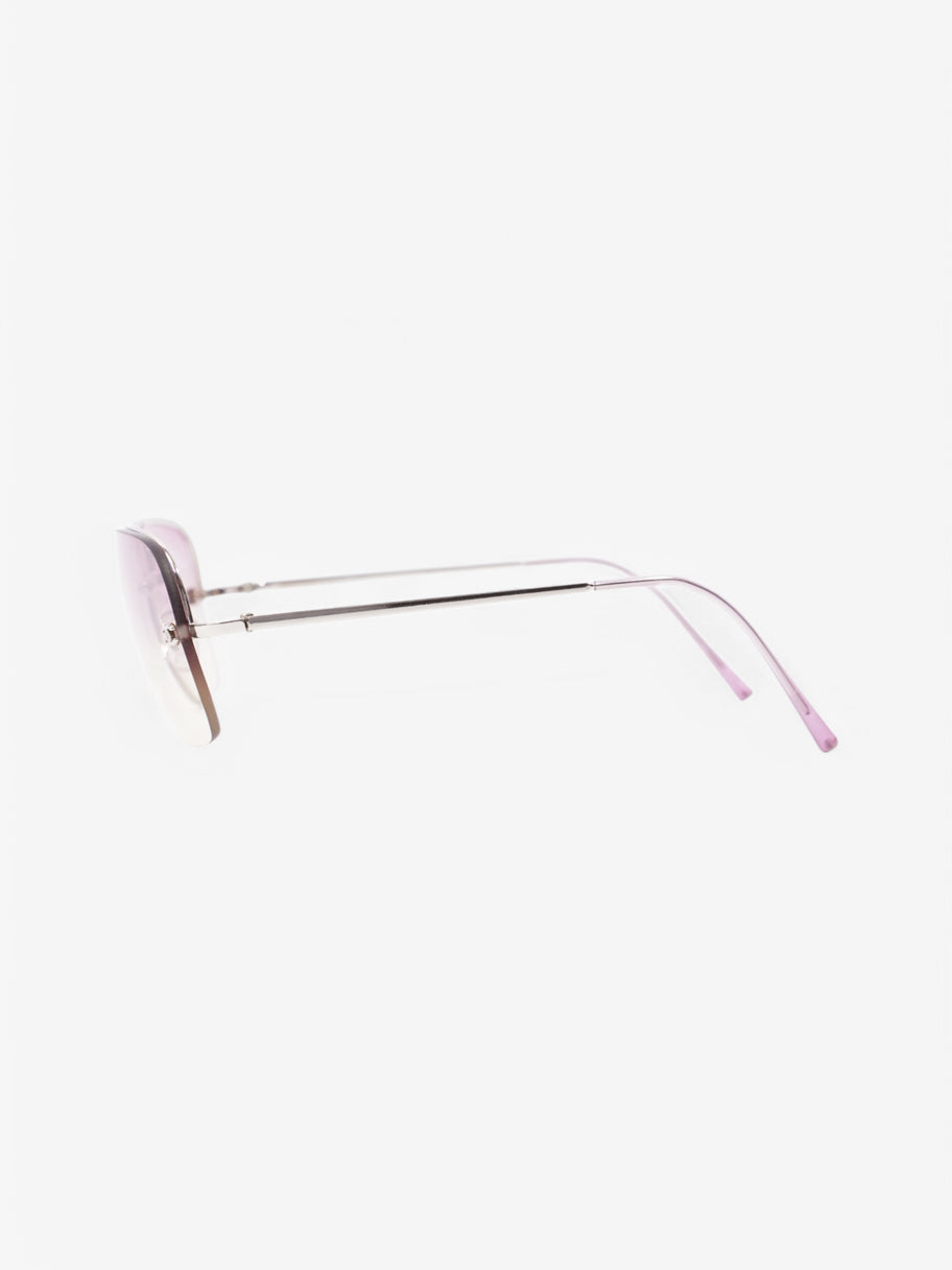 Chanel 4012 Sunglasses Silver / Pink Base Metal 130mm Image 2