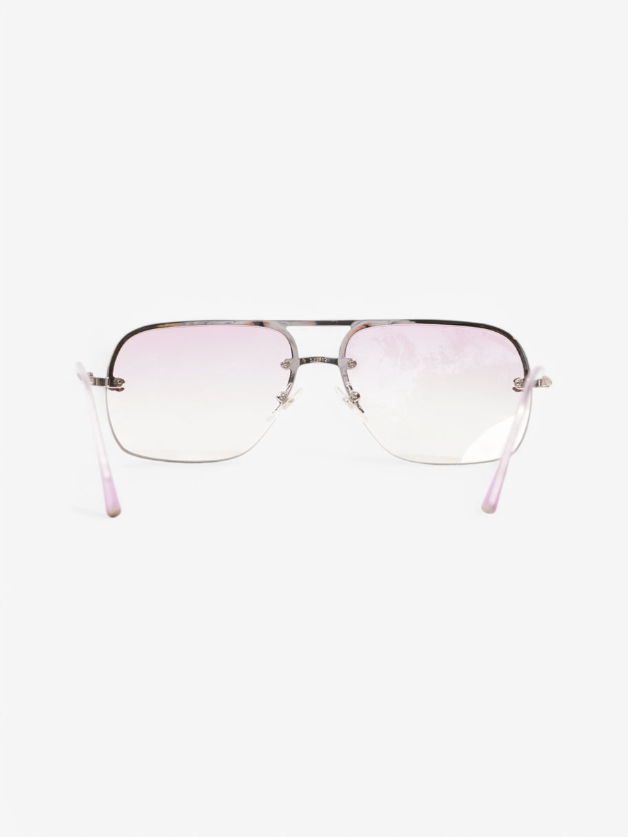 Chanel 4012 Sunglasses Silver / Pink Base Metal 130mm Image 3