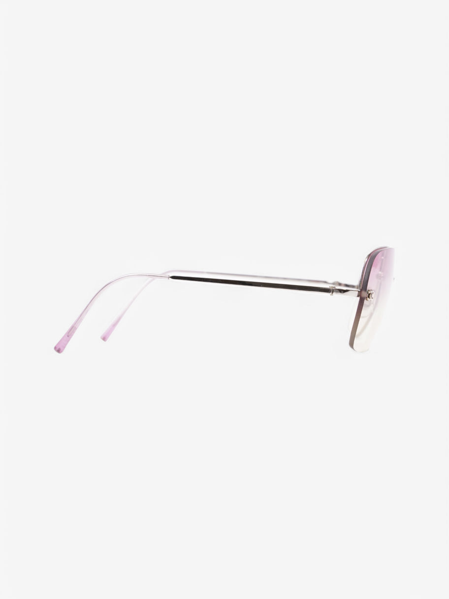 Chanel 4012 Sunglasses Silver / Pink Base Metal 130mm Image 4