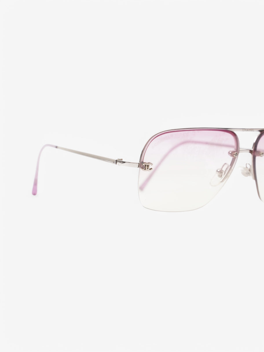 Chanel 4012 Sunglasses Silver / Pink Base Metal 130mm Image 5