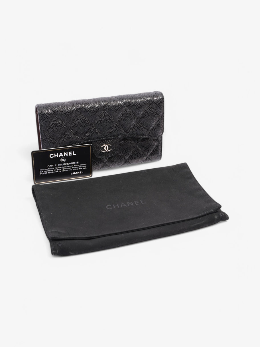 Chanel L Flap wallet Black Caviar Leather Image 7