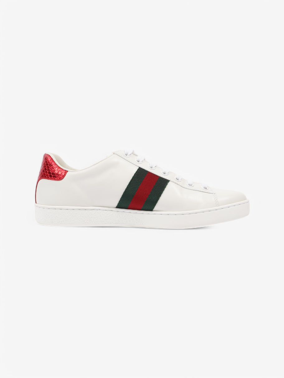 Gucci Ace Embroidered Sneakers  White  / Green / Red Leather EU 38.5 UK 5.5 Image 4