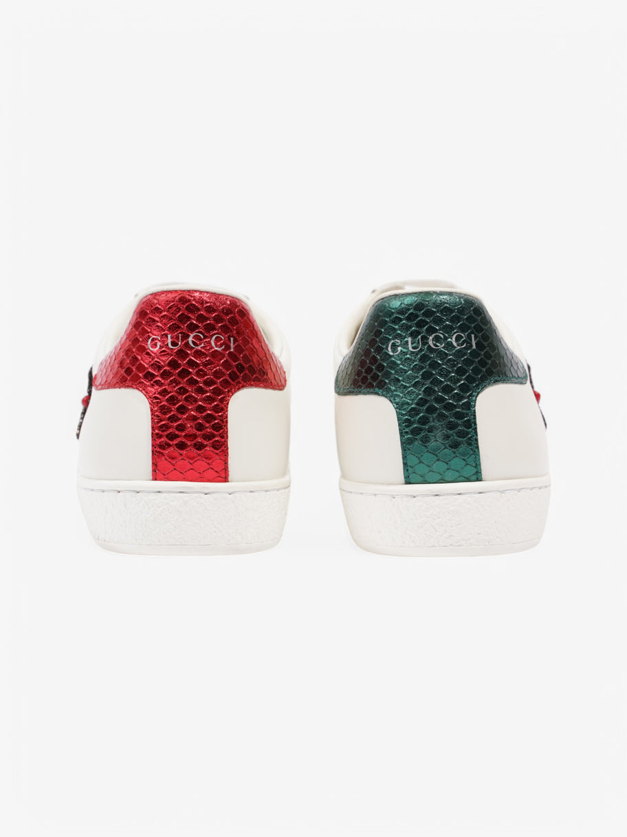 Gucci Ace Embroidered Sneakers  White  / Green / Red Leather EU 38.5 UK 5.5 Image 6