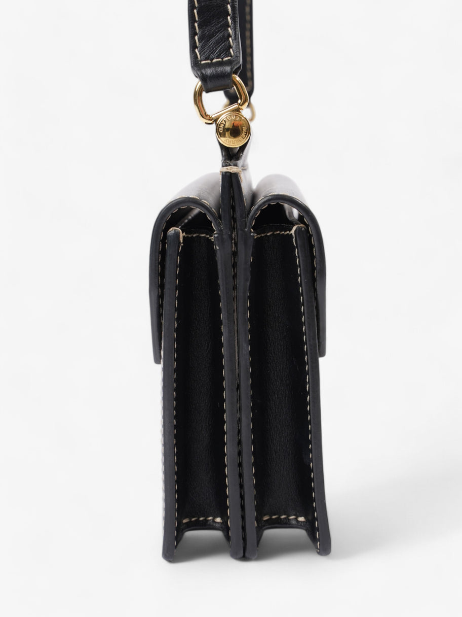 Burberry Horseferry Print Title Bag Beige / Black Canvas Mini Image 5