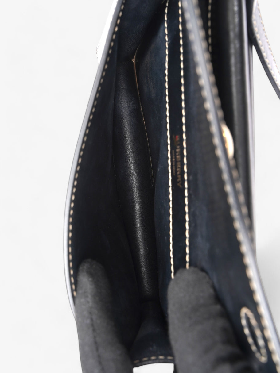 Burberry Horseferry Print Title Bag Beige / Black Canvas Mini Image 9