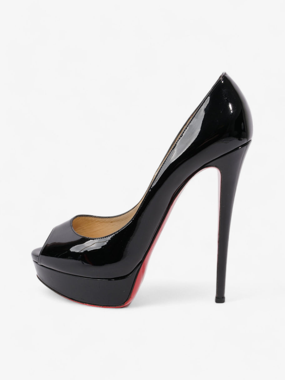 Christian Louboutin Lady Peep  150 Black Patent Leather EU 40 UK 7 Image 5