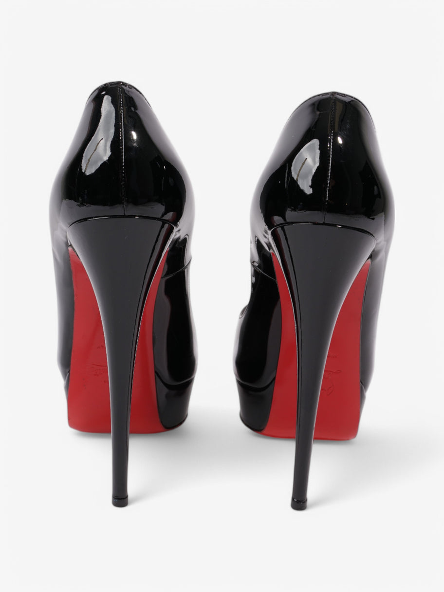 Christian Louboutin Lady Peep  150 Black Patent Leather EU 40 UK 7 Image 6