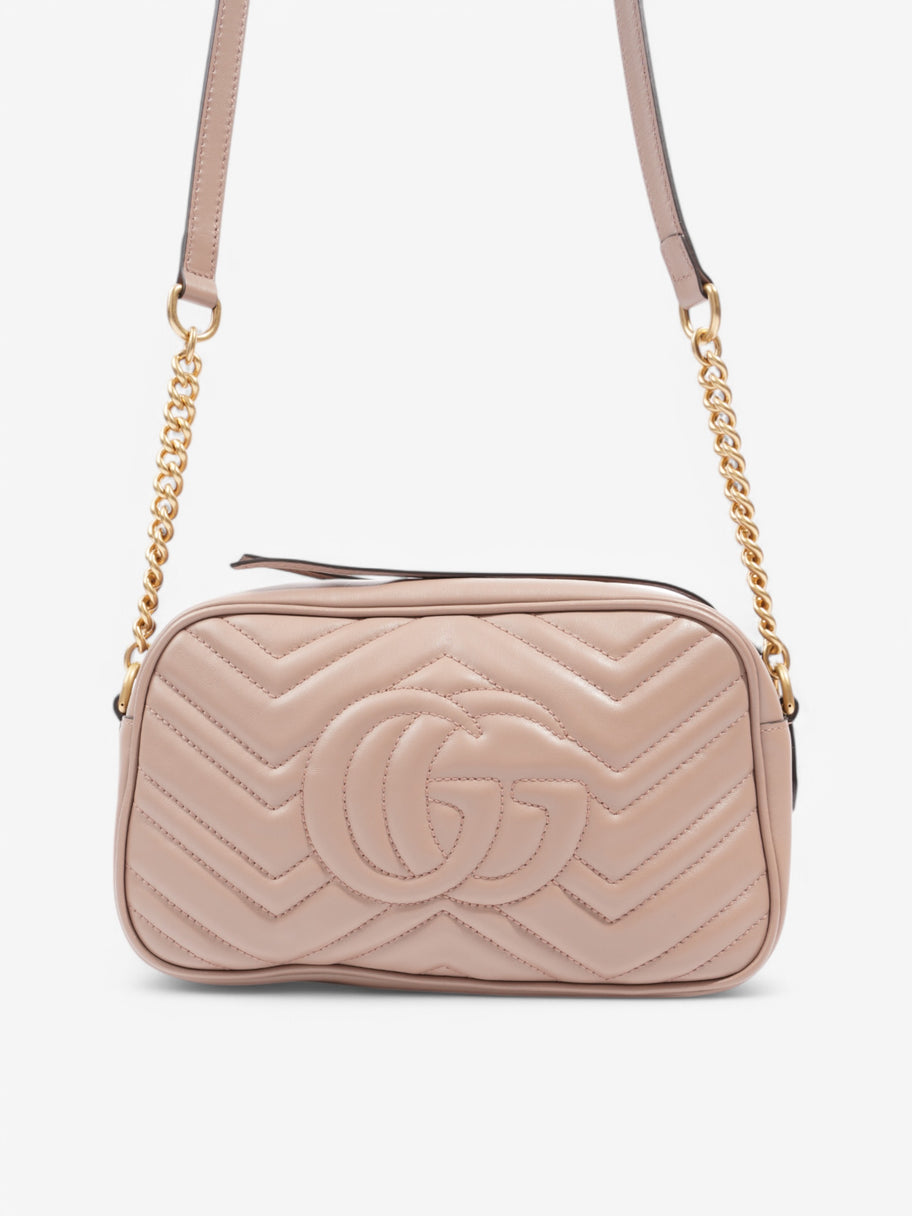Gucci Marmont Zip Dusty Pink Matelasse Leather Small Image 4