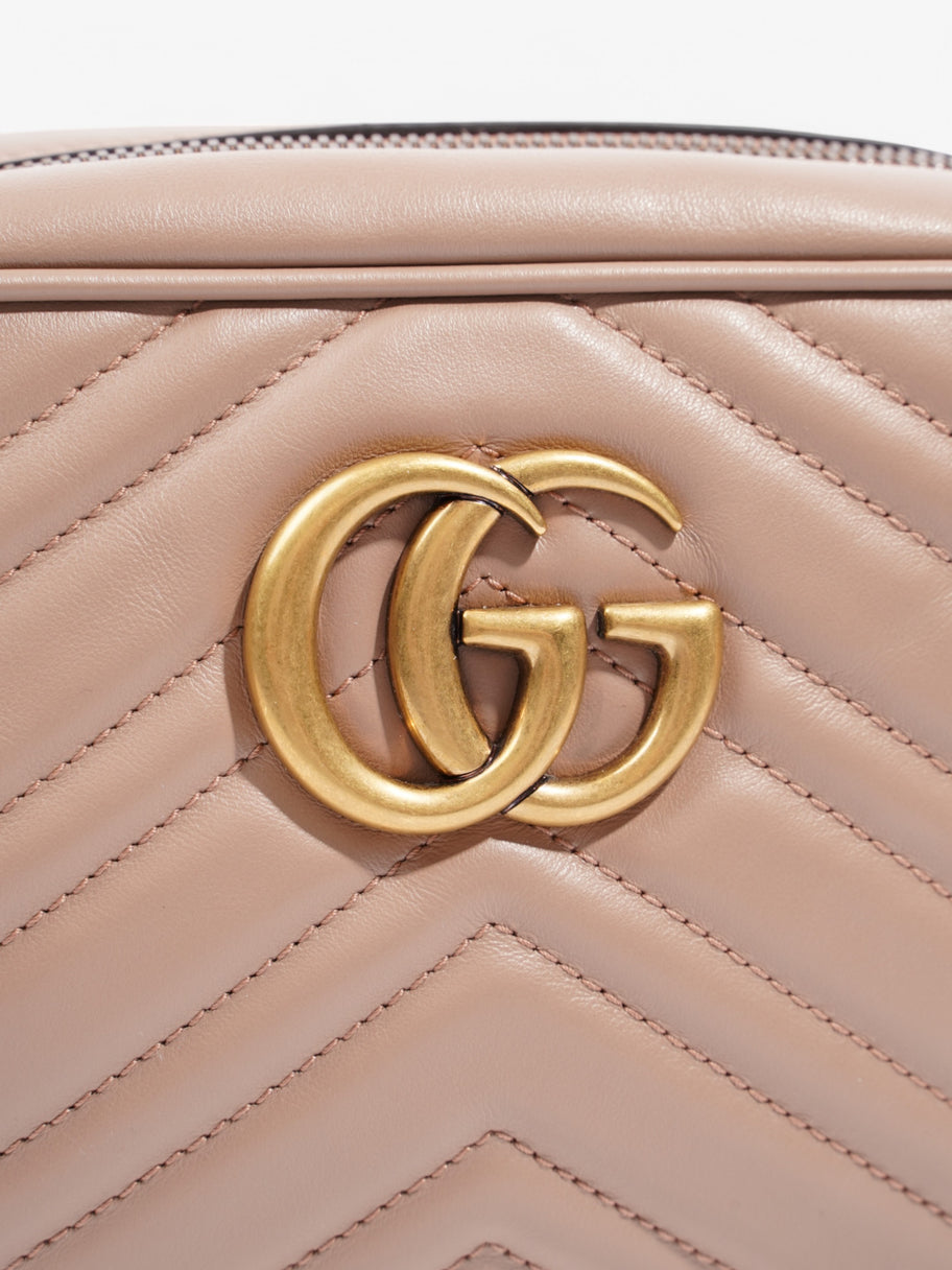 Gucci Marmont Zip Dusty Pink Matelasse Leather Small Image 7