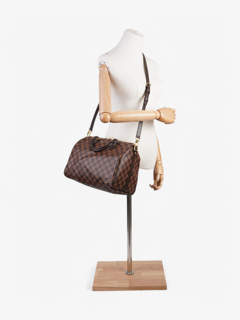 Louis Vuitton Speedy Bandouliere Damier Ebene Coated Canvas 30 Image 2