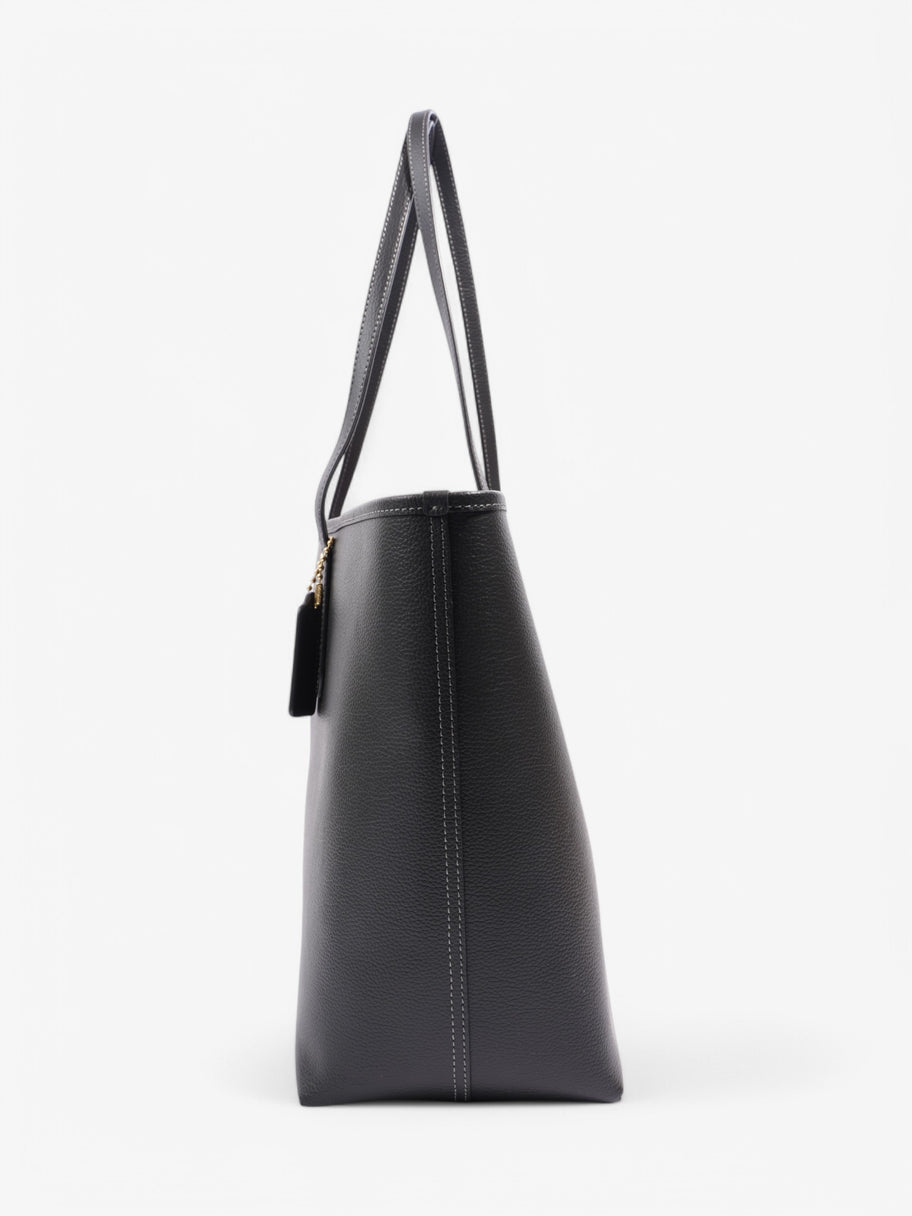 Coach City Tote Black Leather Image 3