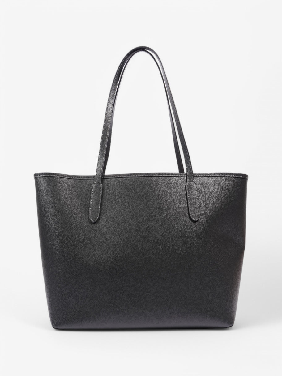 Coach City Tote Black Leather Image 4