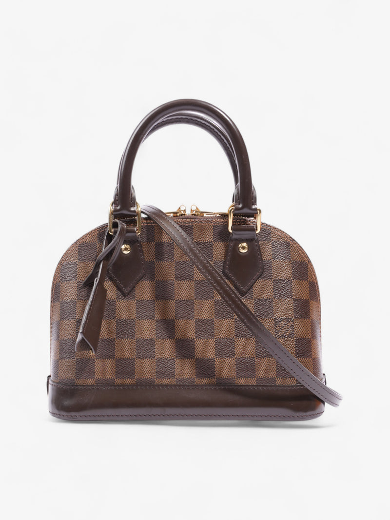  Louis Vuitton Alma Damier Ebene Coated Canvas BB