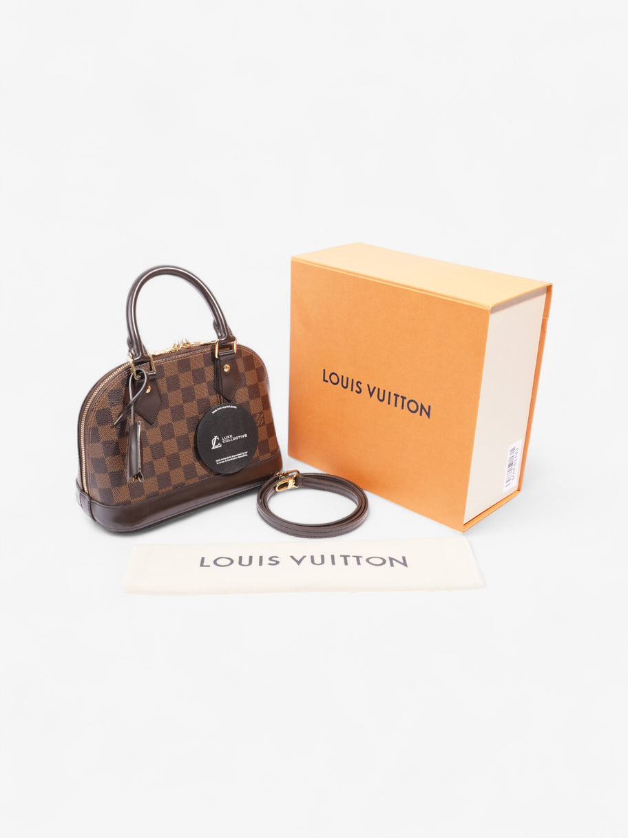 Louis Vuitton Alma Damier Ebene Coated Canvas BB Image 8