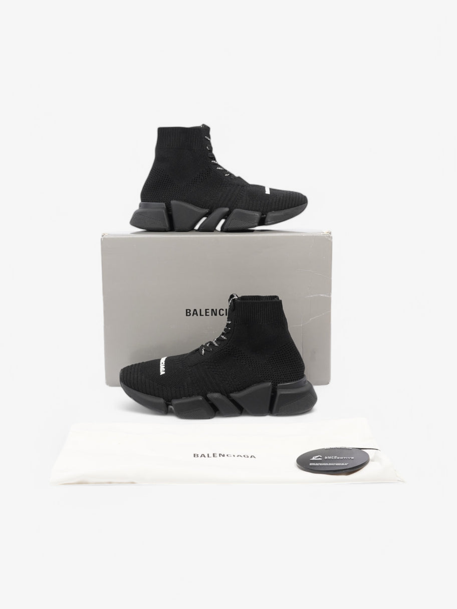 Balenciaga Speed 2.0 Lace Up Black / White Cotton EU 37 UK 4 Image 10
