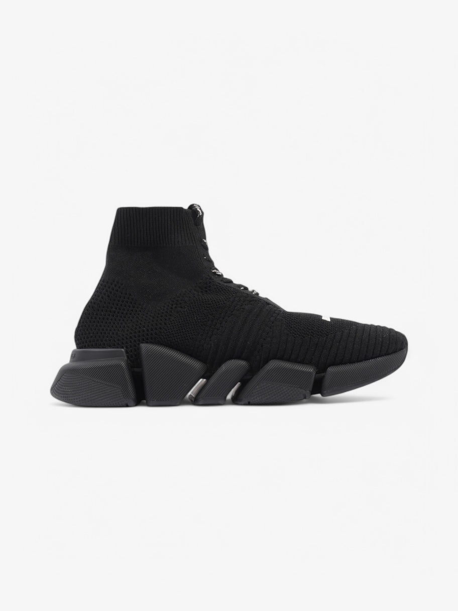 Balenciaga Speed 2.0 Lace Up Black / White Cotton EU 37 UK 4 Image 4