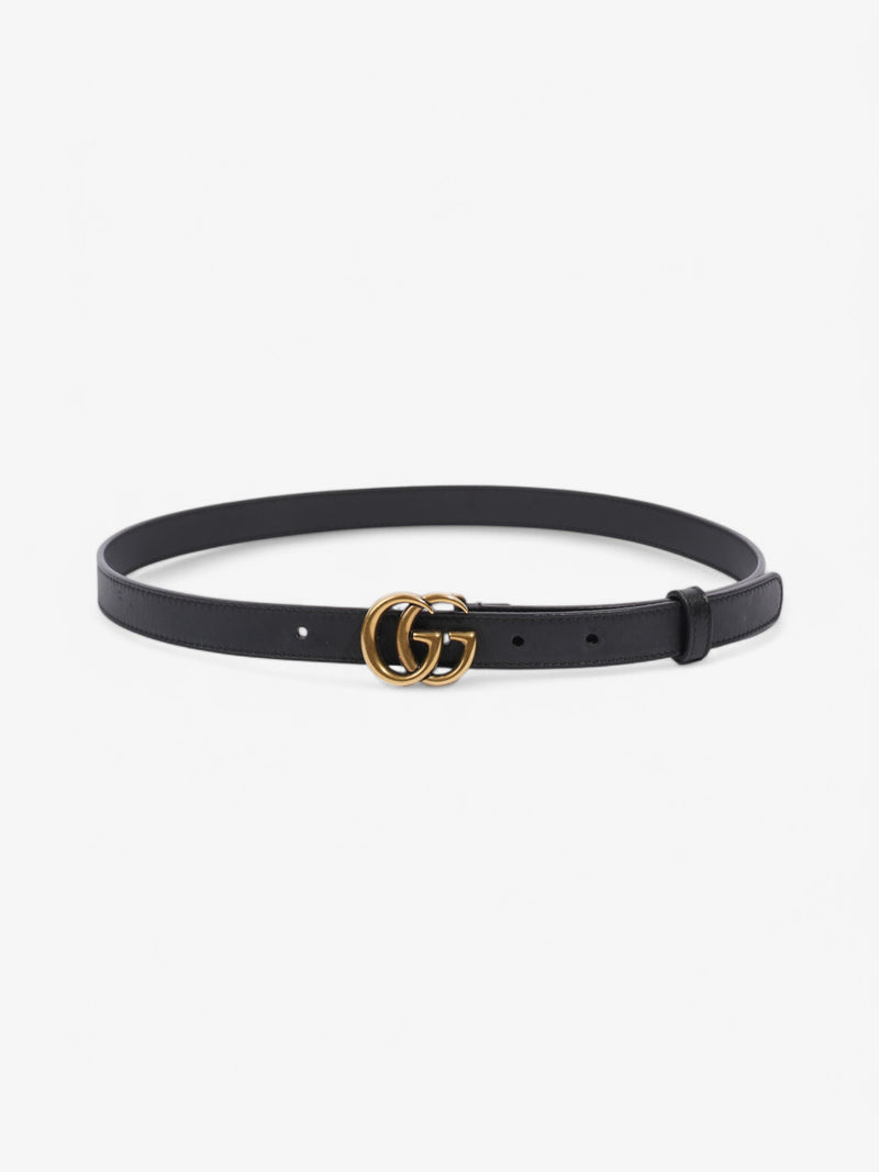  Gucci Marmont Skinny Belt Black Leather 75