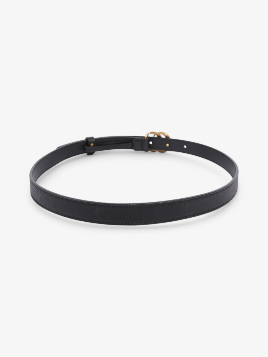 Gucci Marmont Skinny Belt Black Leather 75