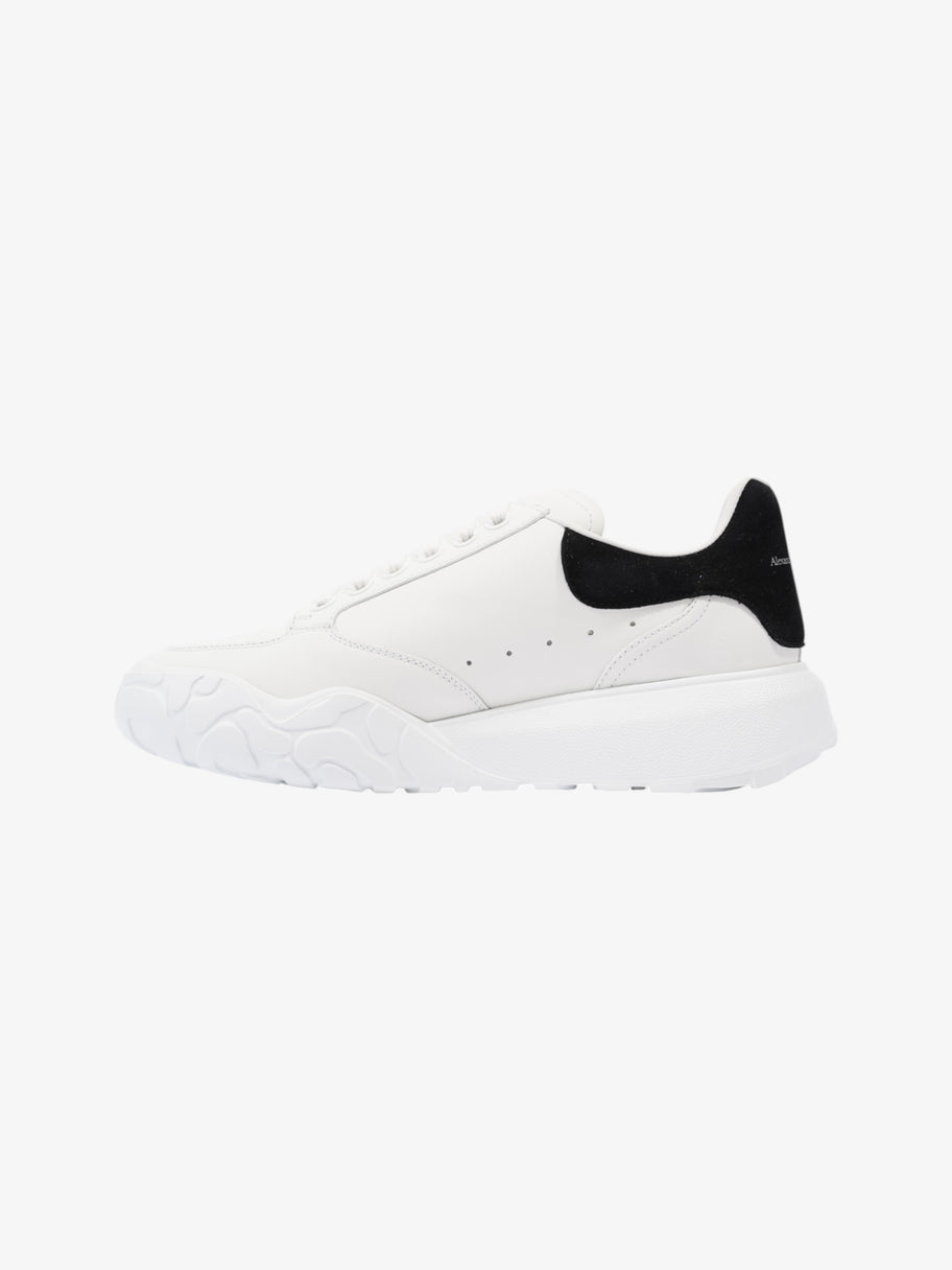 Alexander McQueen Oversized Court Sneakers White  / Black Tab Leather EU 39.5 UK 6.5 Image 3