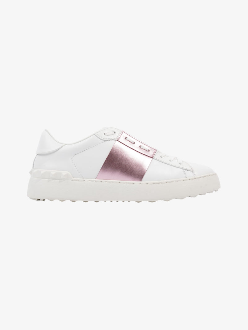  Valentino Open Sneakers White  / Pink Leather EU 39 UK 6