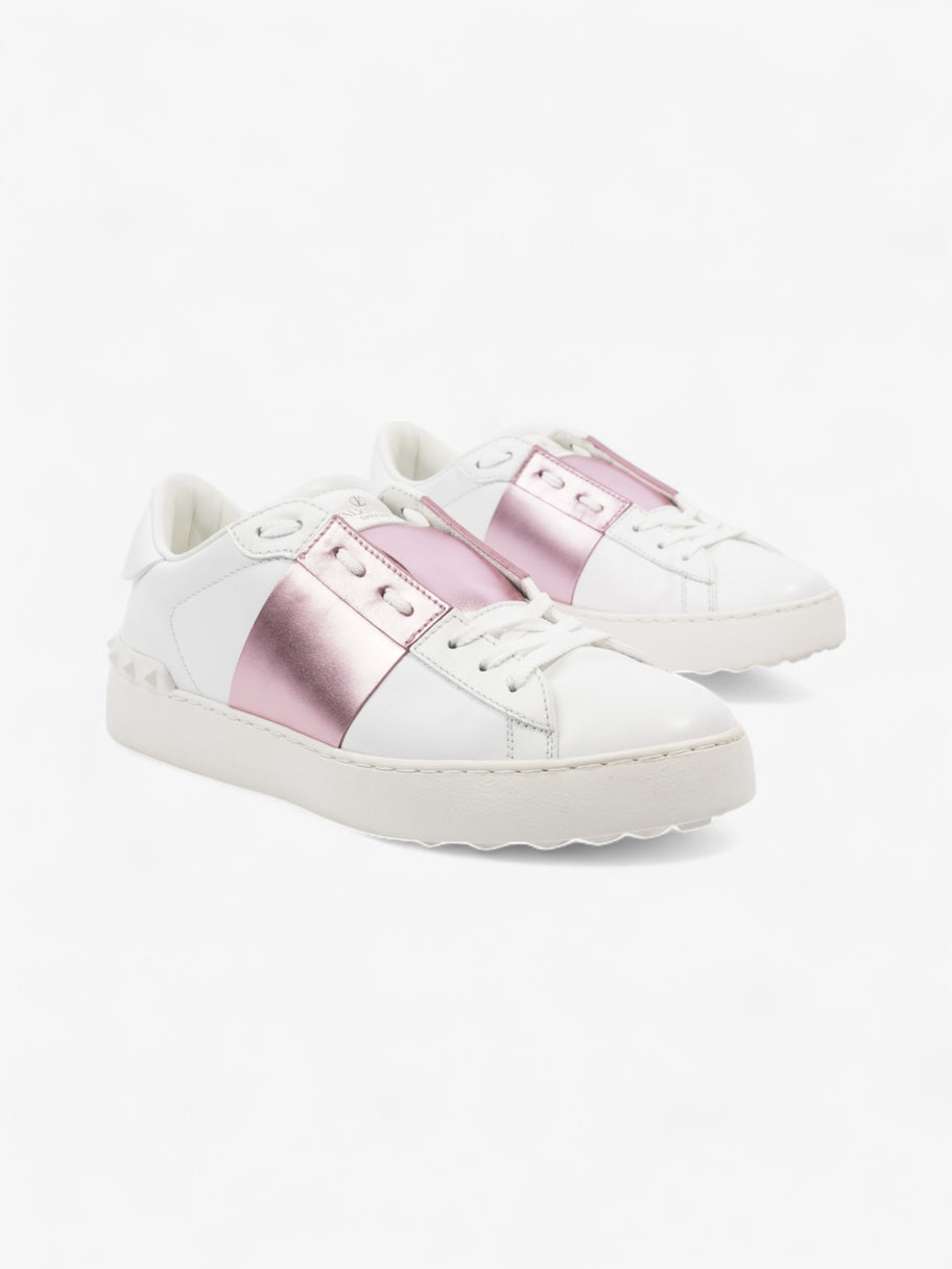 Valentino Open Sneakers White  / Pink Leather EU 39 UK 6 Image 2