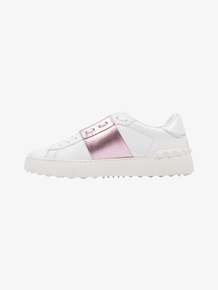 Valentino Open Sneakers White  / Pink Leather EU 39 UK 6 Image 3