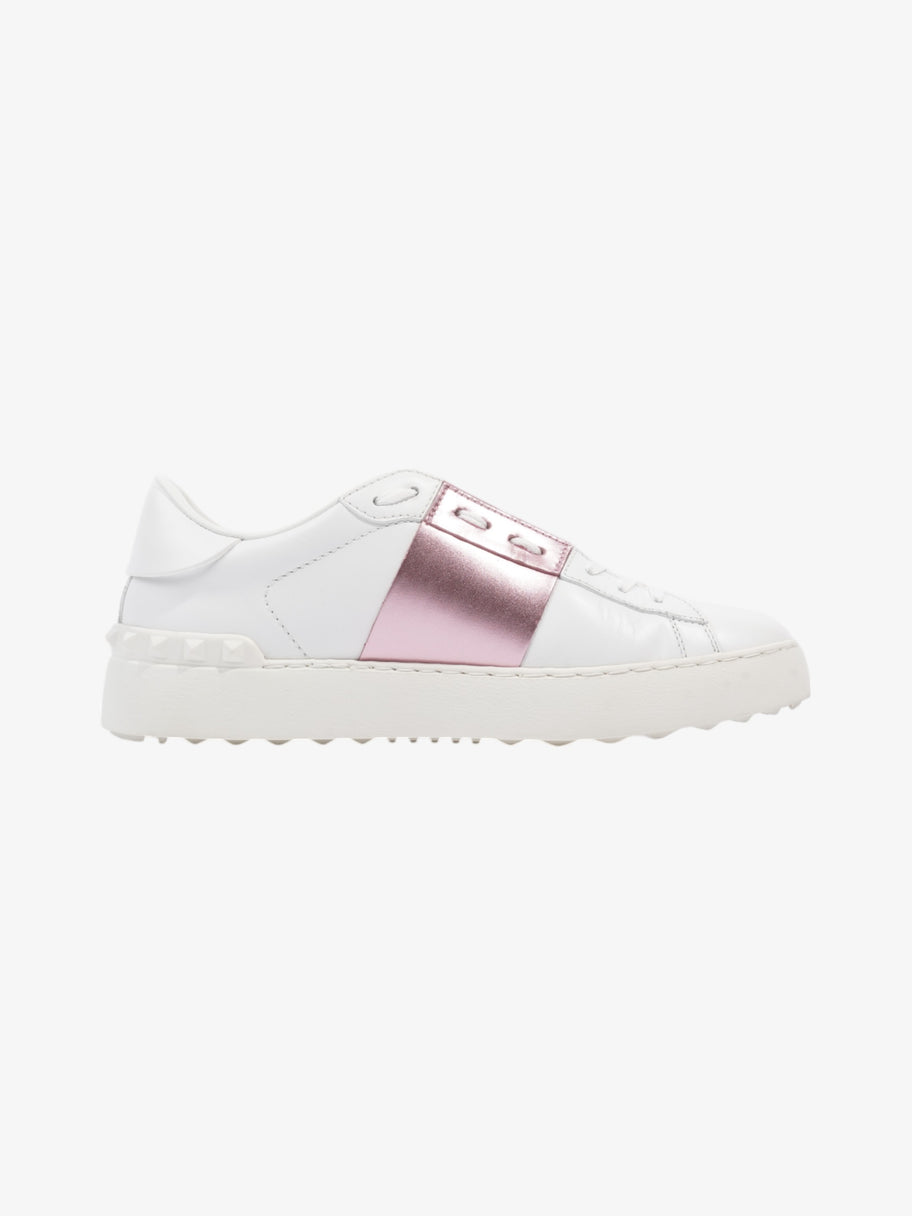 Valentino Open Sneakers White  / Pink Leather EU 39 UK 6 Image 4