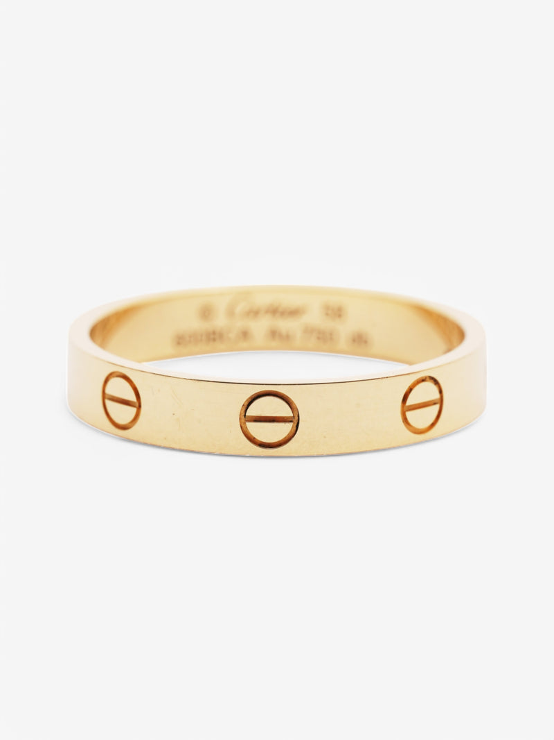  Cartier Love Ring Gold 18k Yellow Gold 58