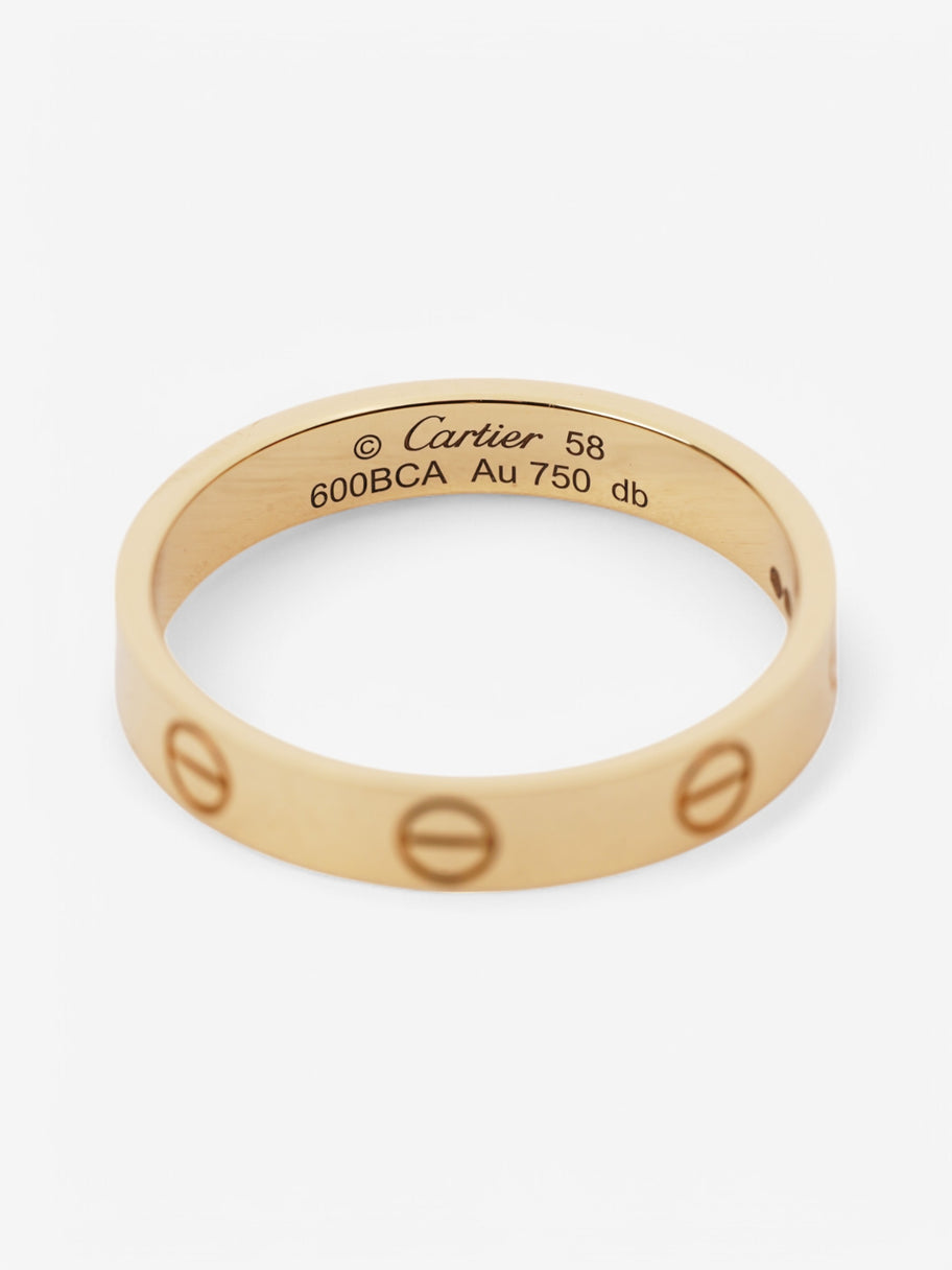 Cartier Love Ring Gold 18k Yellow Gold 58 Image 2